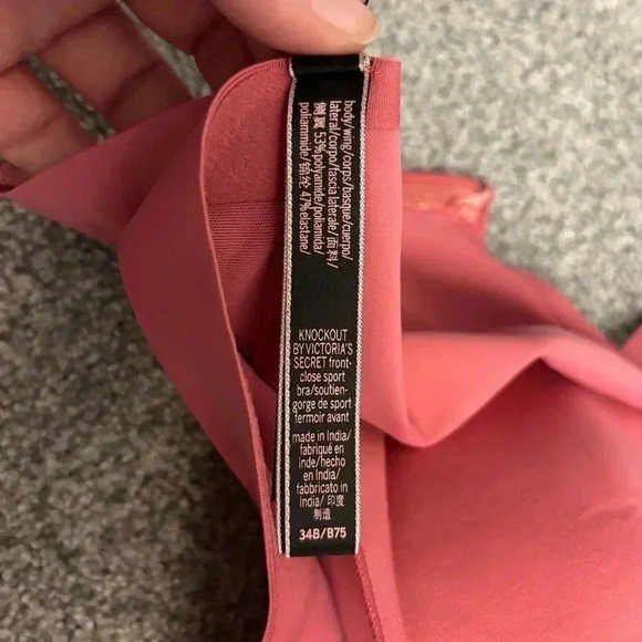 Victorias Secret Knockout Medium Support Front-Close Sport Bra 34B NWT - Picture 7 of 8